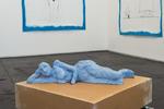 Chloe Seibert; Blue Lady Replica, 2014; mixed media; 28 x 28 x 19 in.